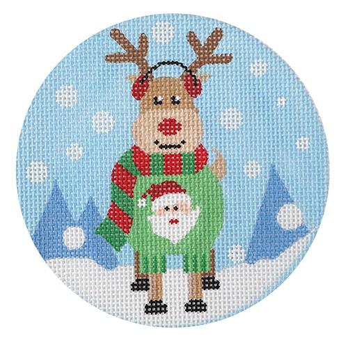 Santa Sweater Reindeer