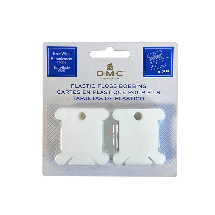 Plastic Floss Bobbins 28-Pack