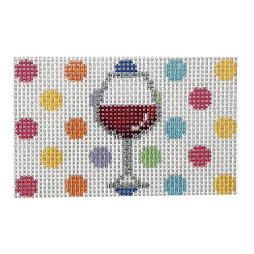 Red Wine Insert with Multi Dots