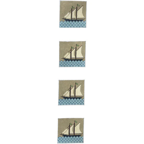 Sailboats Coaster Strip