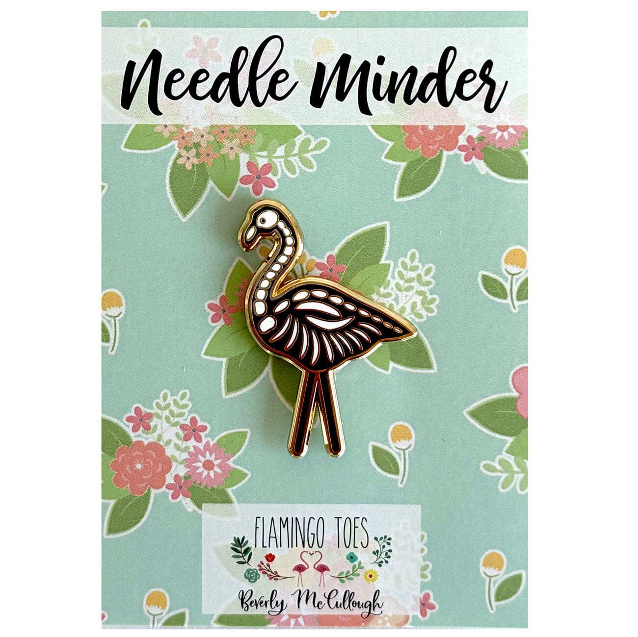 Shadow the Skeleton Flamingo Needleminder