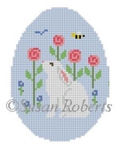 Rabbit Smell the Flowers Egg