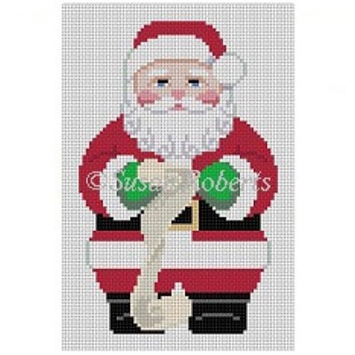 Red Suit Santa with List