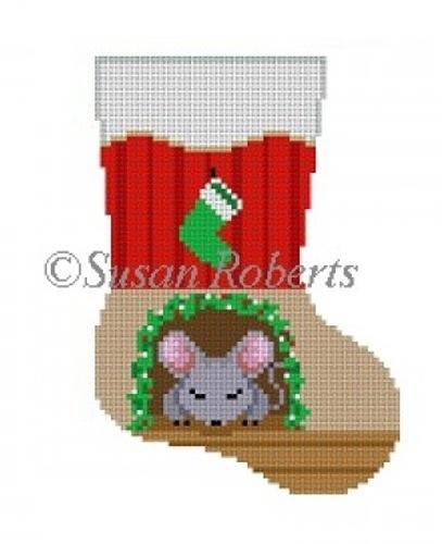 Sleeping Mouse Mini Stocking