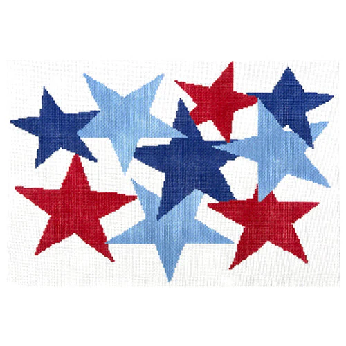 Stars on White Background