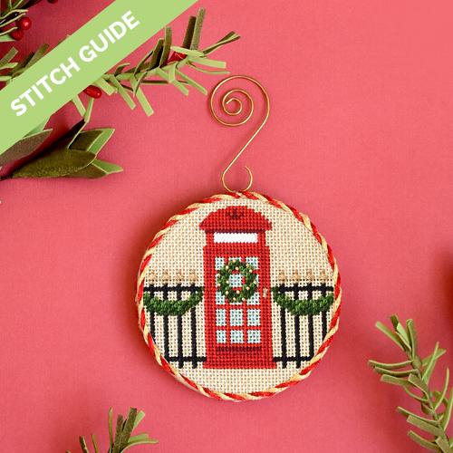 Stitch Guide - Christmas in London - Phone Booth