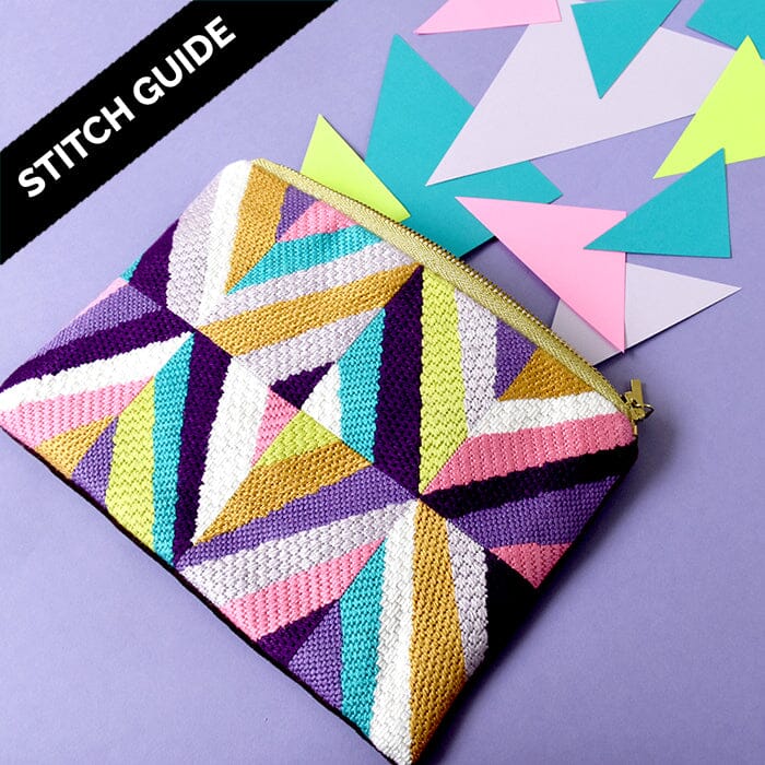 Stitch Guide - Geometric Clutch