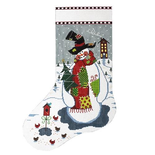 Patchwork Snowman