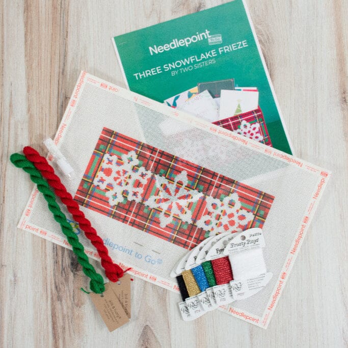 Three Snowflake Frieze Kit