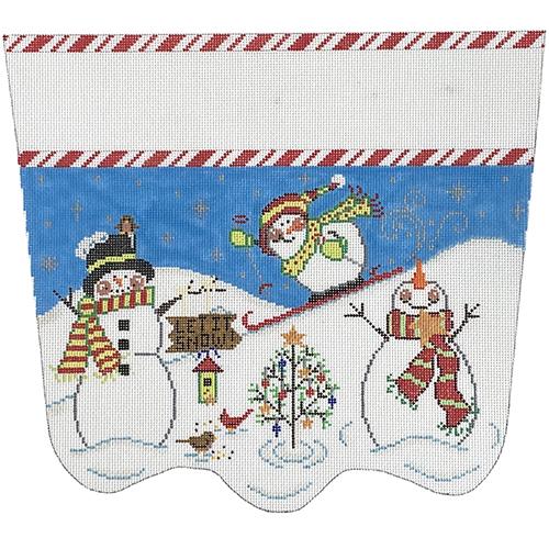Ski Day Stocking Topper