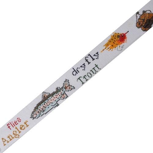 Fly Fishing Collage Belt