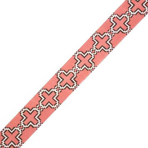 Moraccan Tile Belt - Peach