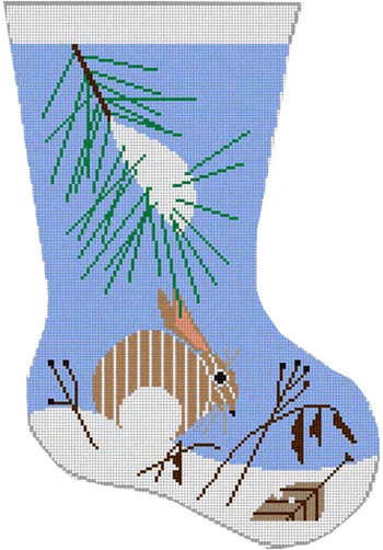 Snow Bunny Stocking