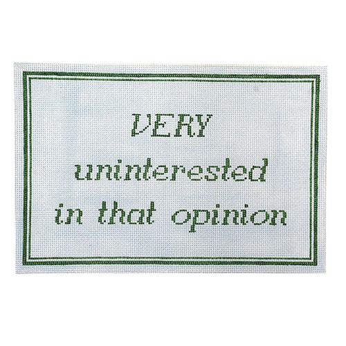 Very Uninterested