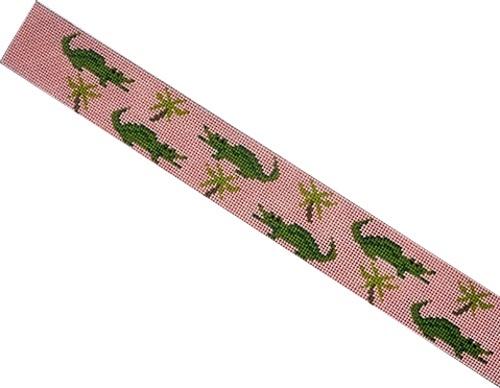 Alligators Belt on Pink