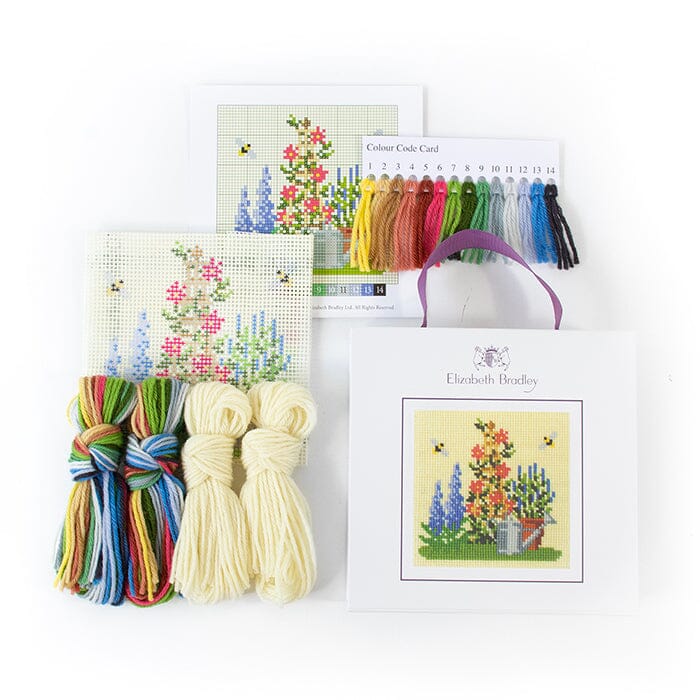 Watering Can & Trellis Mini Needlepoint Kit - Image 2